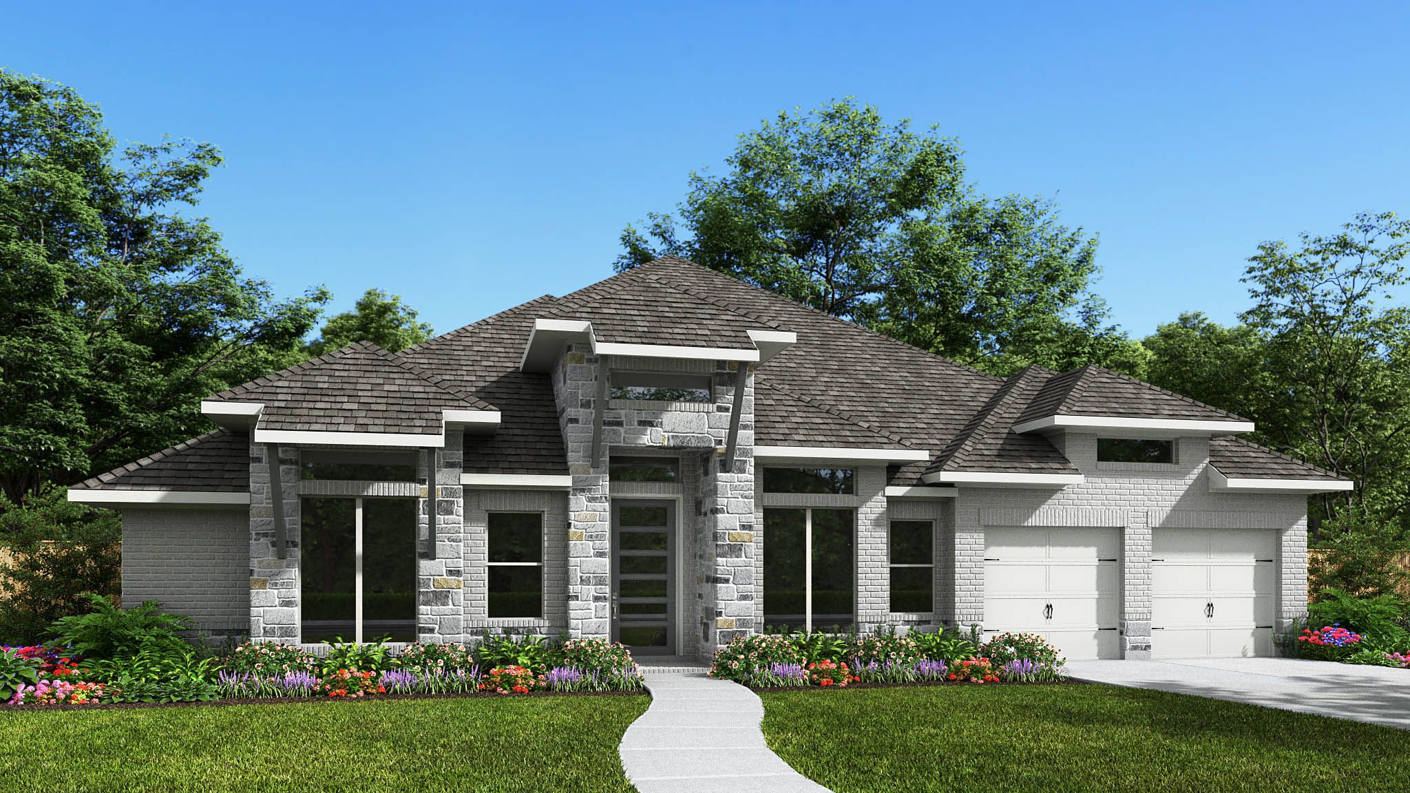 3525W - Evergreen 70': Conroe, Texas - Perry Homes