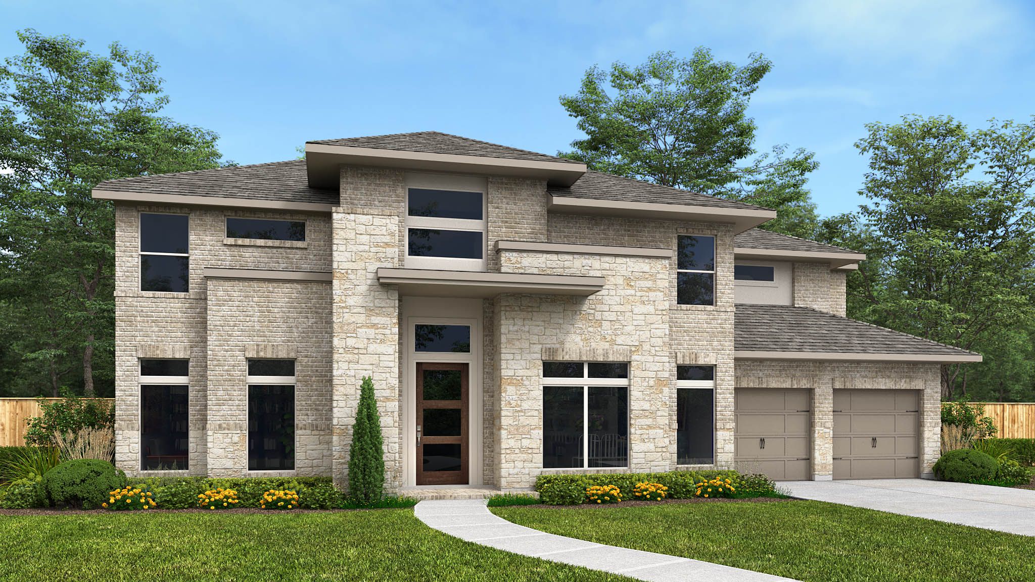 Valencia 70' por Perry Homes en Houston Texas