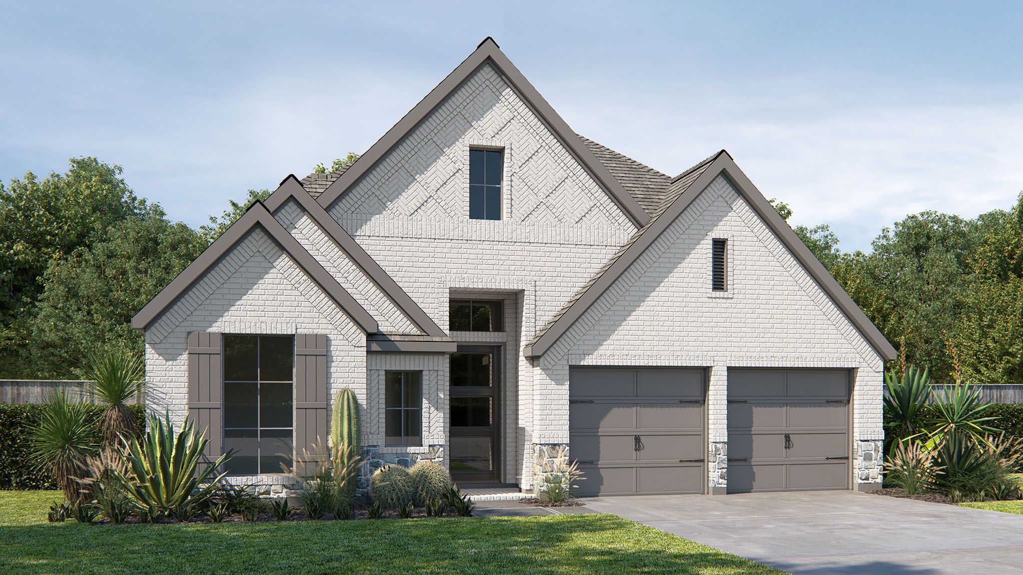 Woodhavyn 50' por Perry Homes en Houston Texas