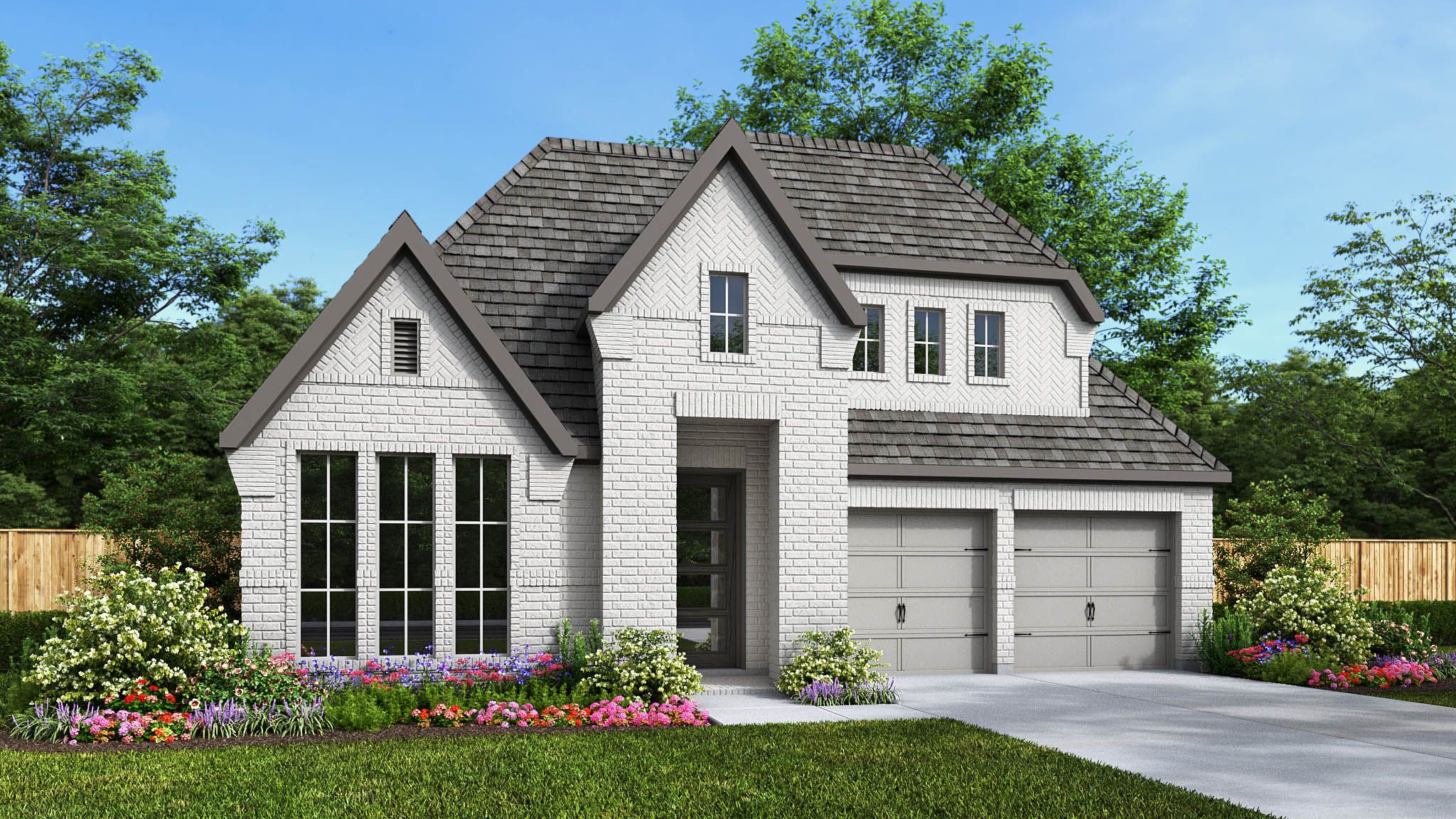 2544W - Evergreen 50': Conroe, Texas - Perry Homes
