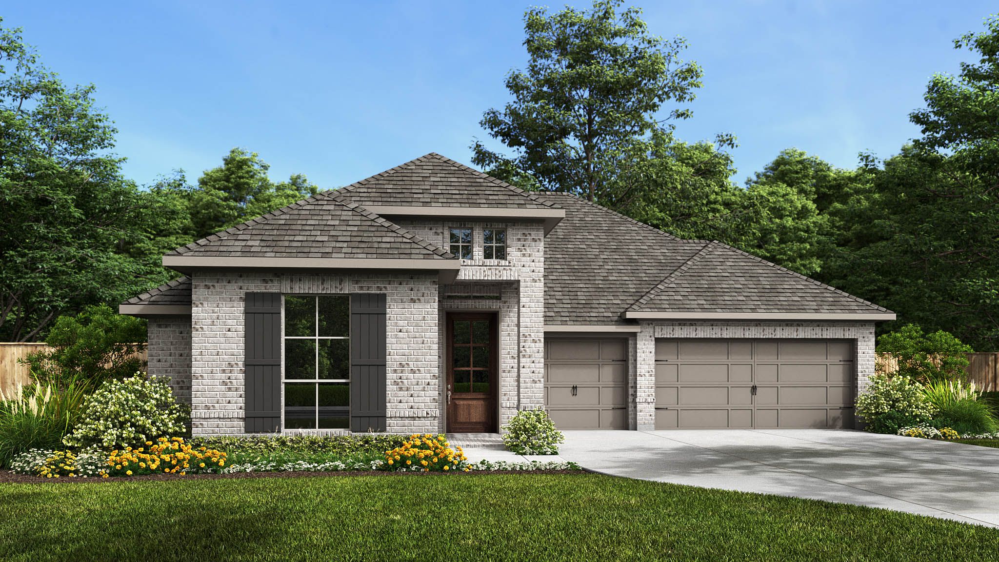 2600W - Juniper Springs 60': Lockhart, Texas - Perry Homes