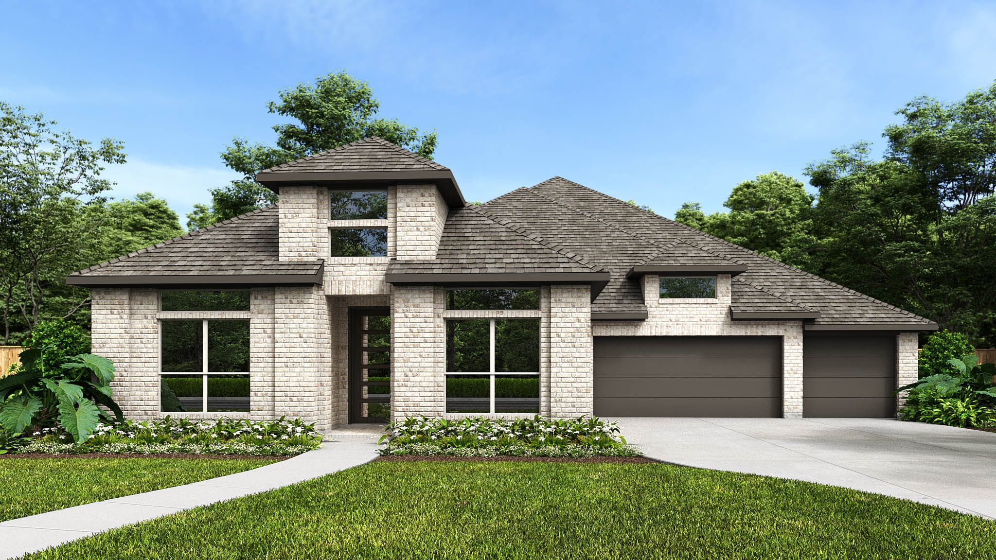 3310W - Evergreen 70': Conroe, Texas - Perry Homes