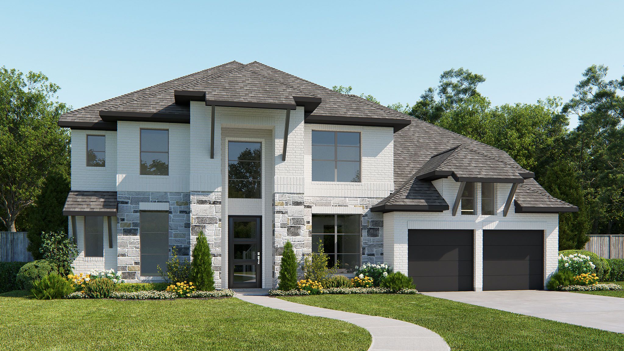 4098W - Legacy Prairie At Katy Court 70': Katy, Texas - Perry Homes