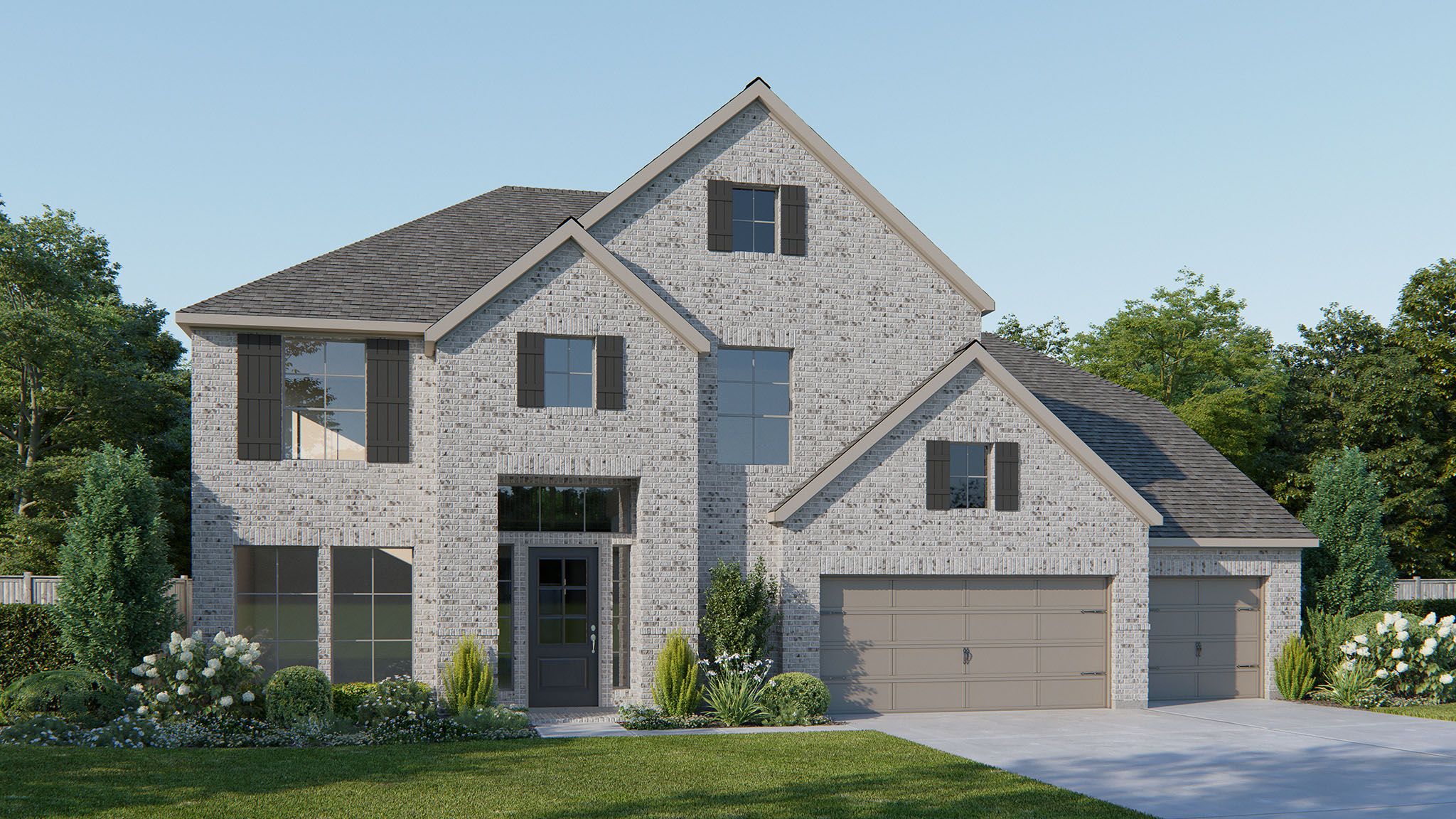 4773W - Parkside On The River West 70'/80': Georgetown, Texas - Perry Homes