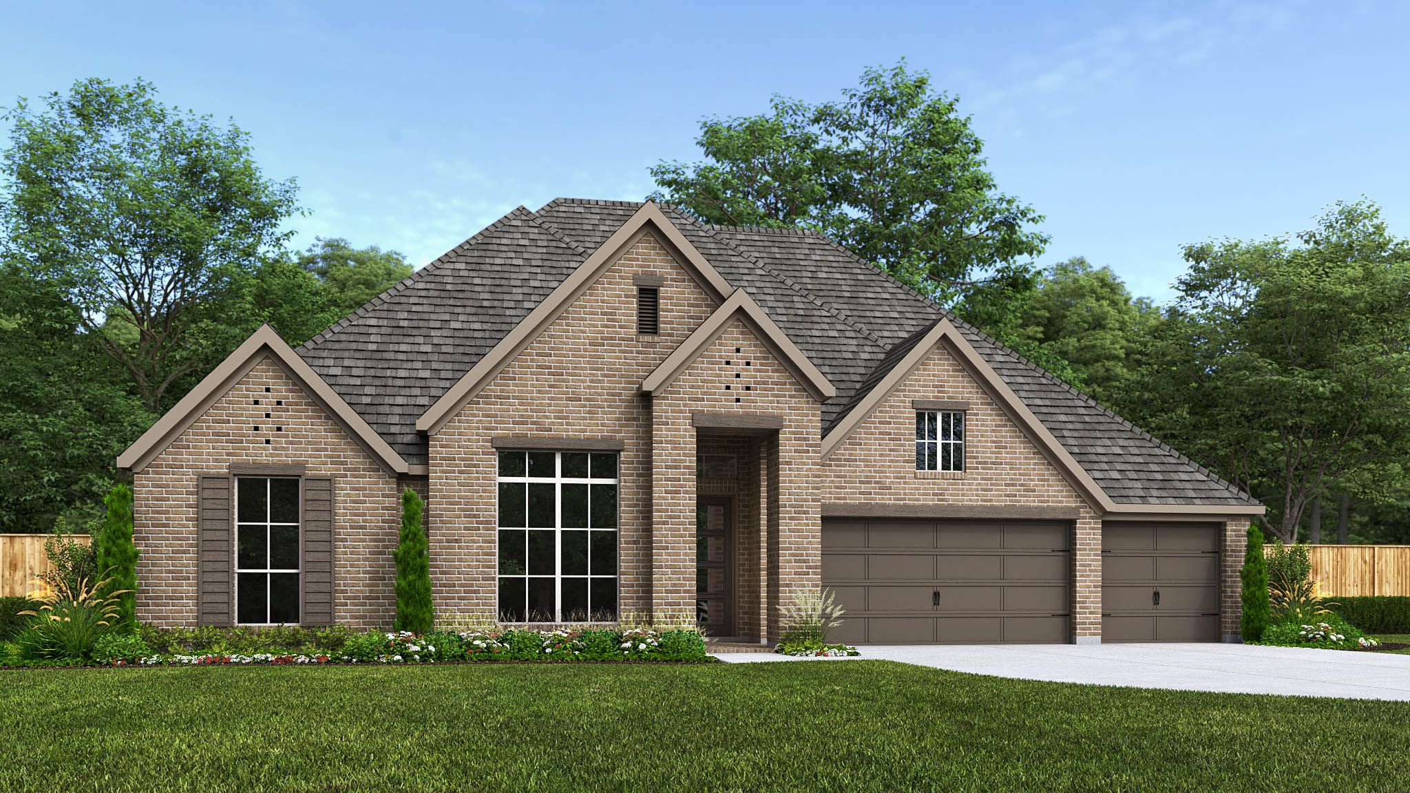 3469W - Kinder Ranch 70': San Antonio, Texas - Perry Homes