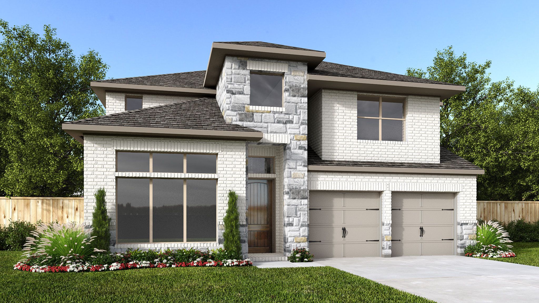 Legacy 50' por Perry Homes en Houston Texas