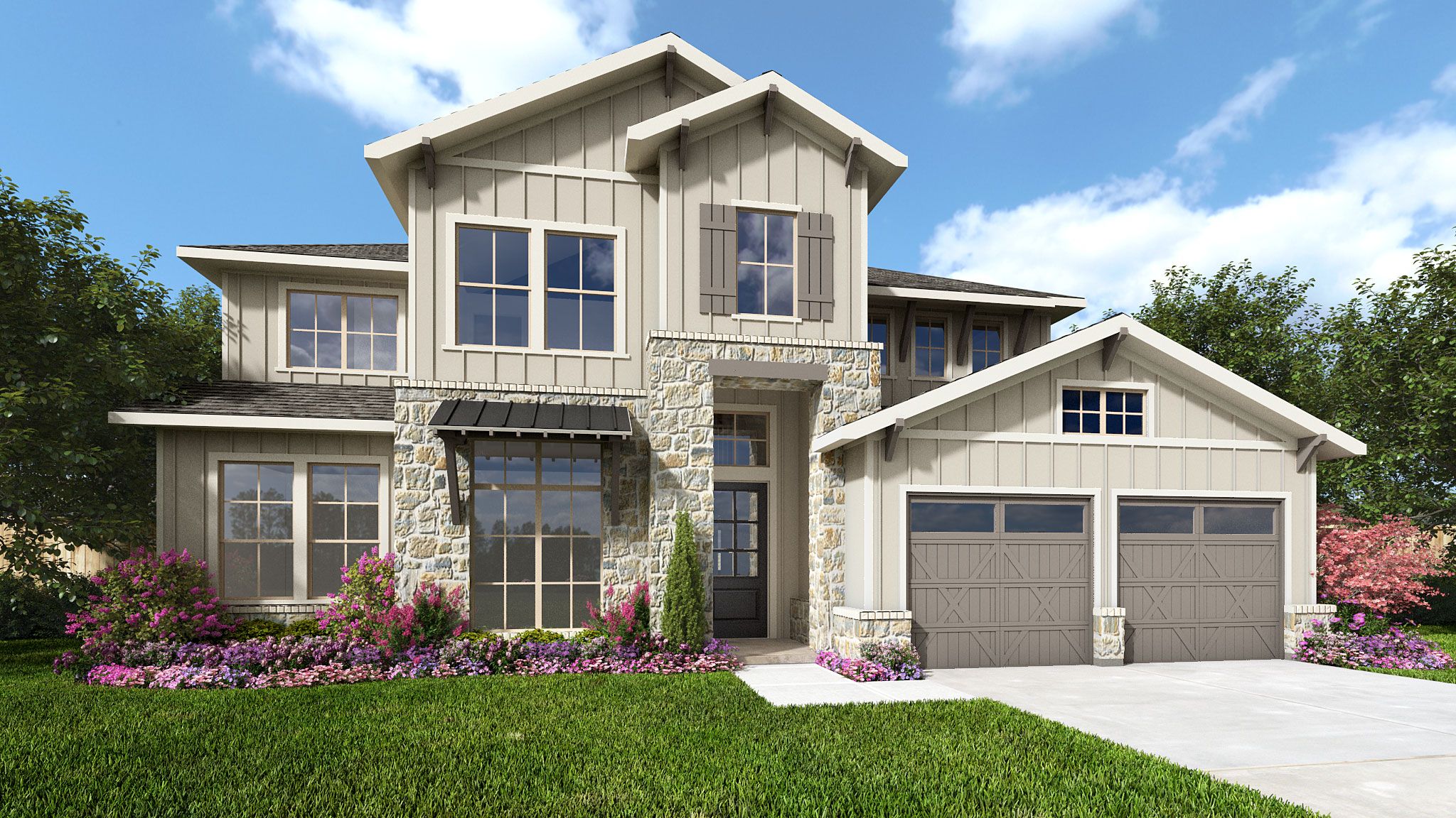 3491E - Easton Park 60': Austin, Texas - Perry Homes