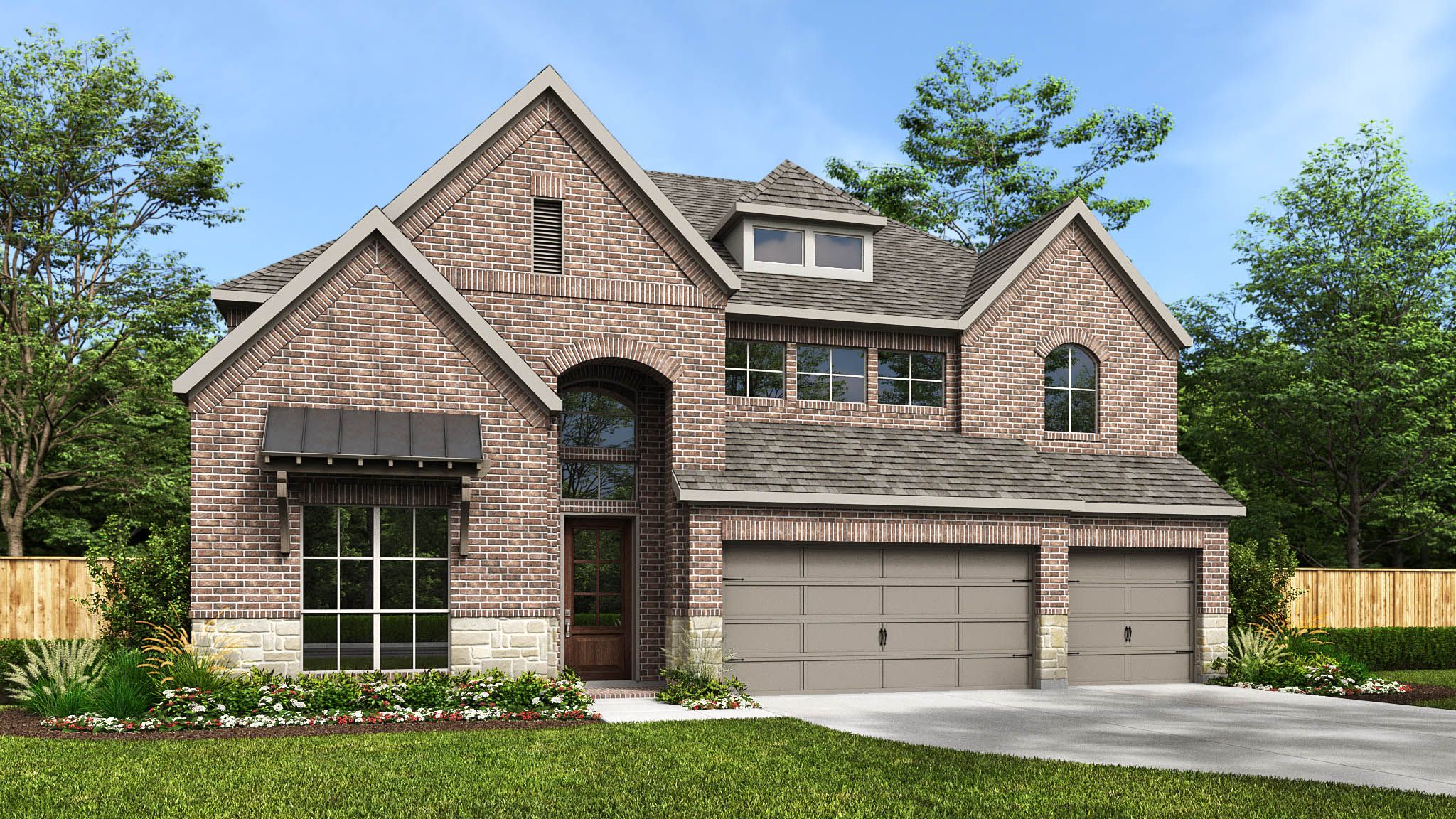 3393W - Crosswinds 60': Kyle, Texas - Perry Homes