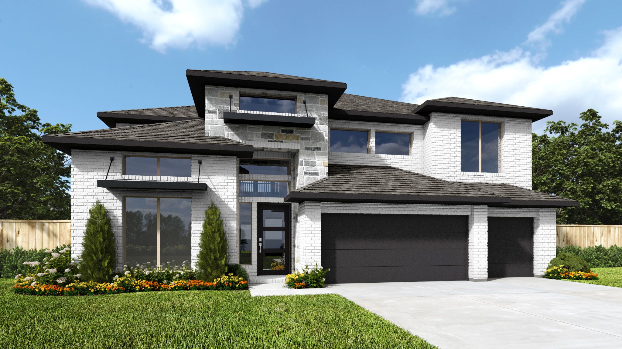 3393W - Crosswinds 60': Kyle, Texas - Perry Homes