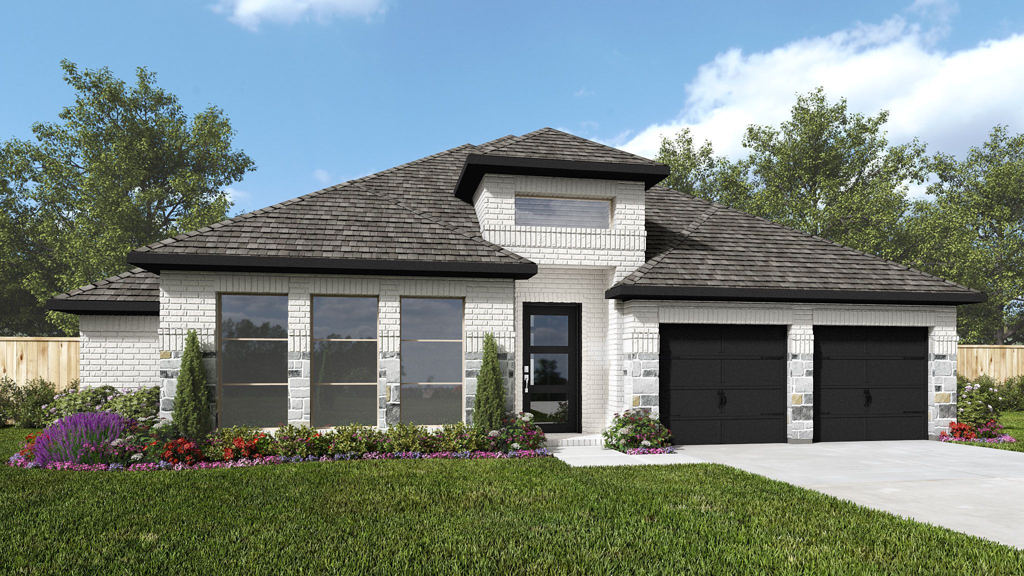 3118W - Parkside On The River West 60': Georgetown, Texas - Perry Homes