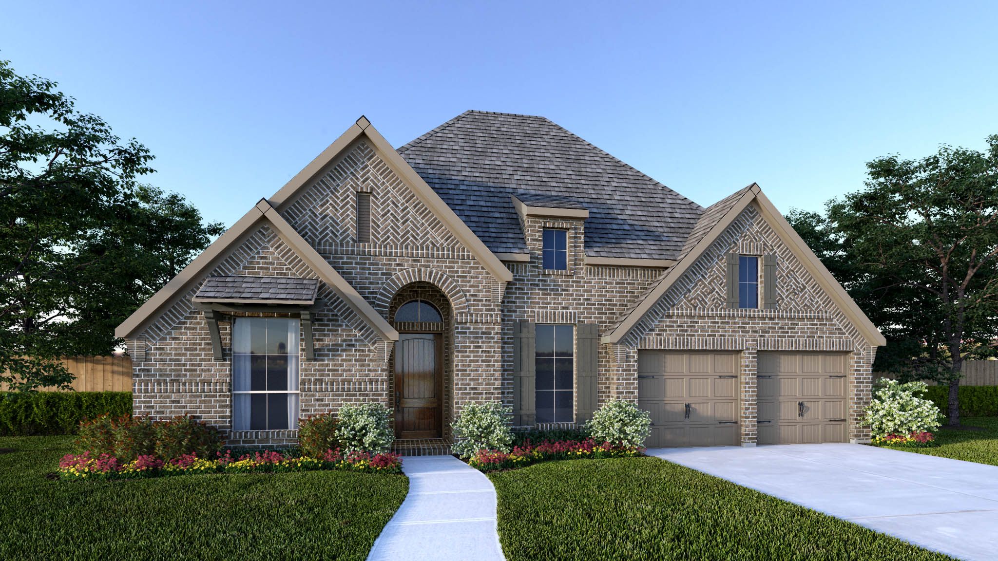 2944W - Parkside On The River West 60': Georgetown, Texas - Perry Homes