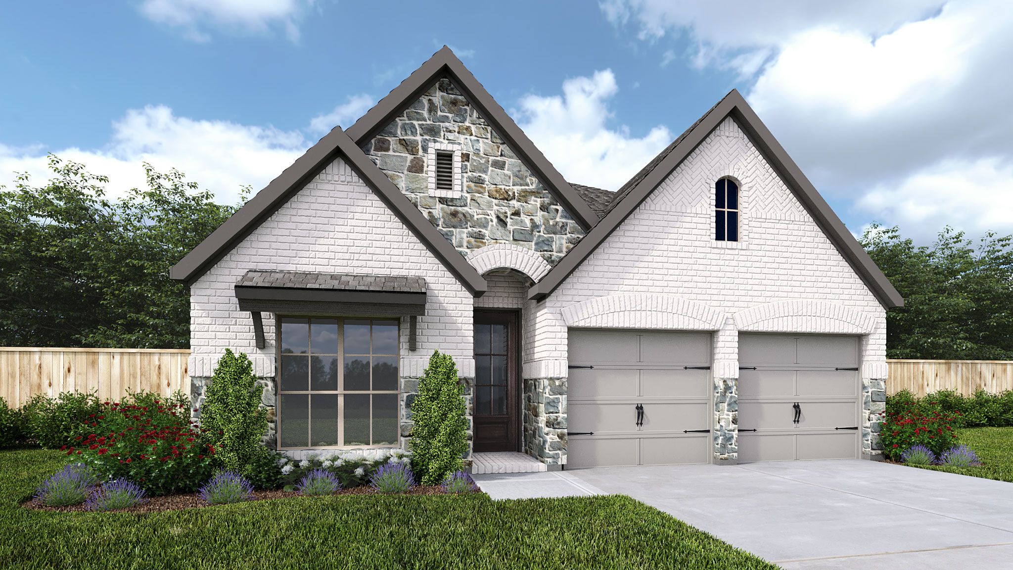 1950W - Trinity Falls At Province Woods 45': McKinney, Texas - Perry Homes