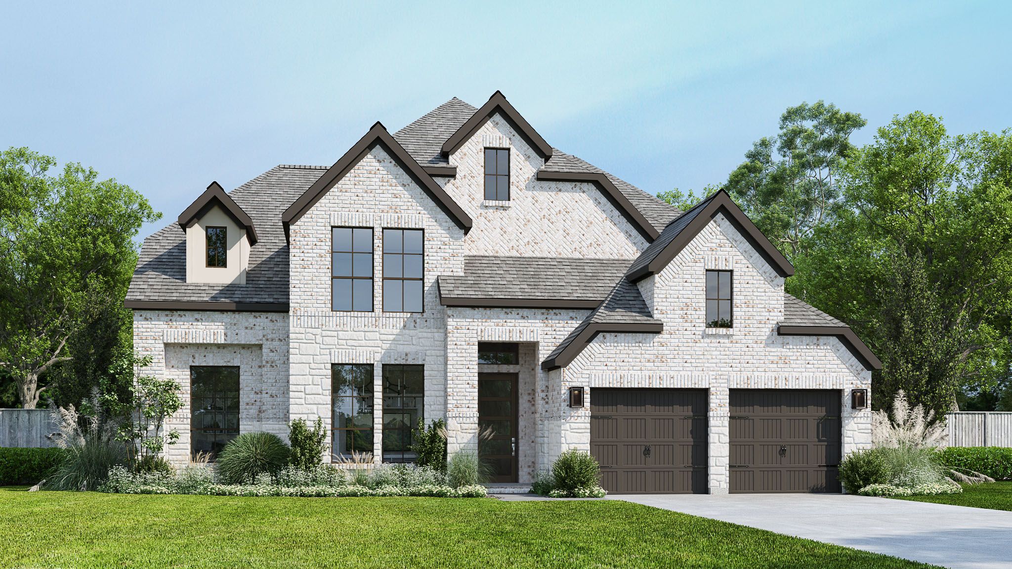 Eldorado At Santa Rita Ranch 60' por Perry Homes en Austin Texas