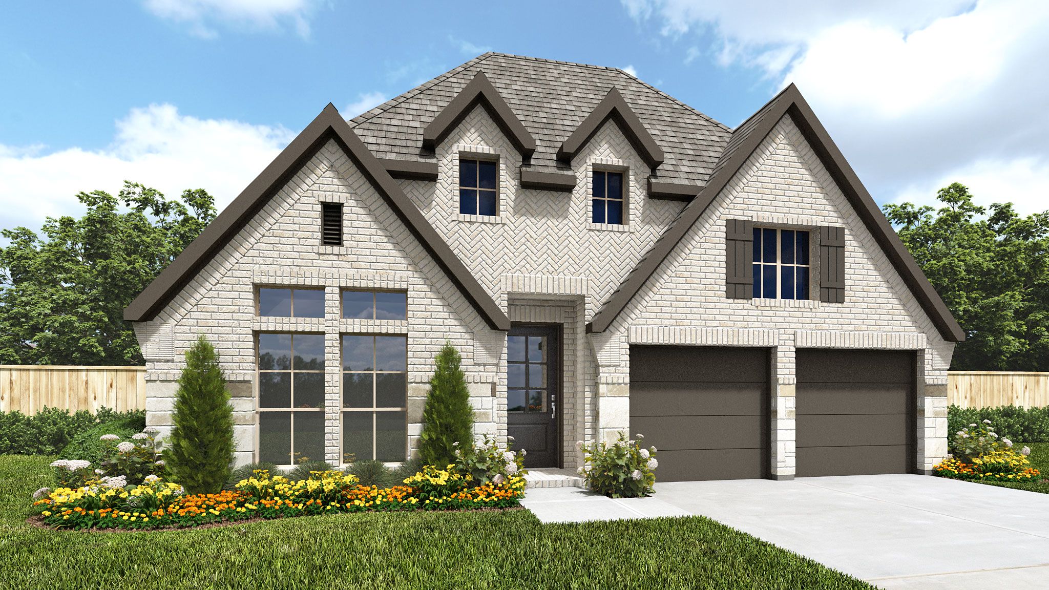 Lakewood Village 50' por Perry Homes en Dallas Texas