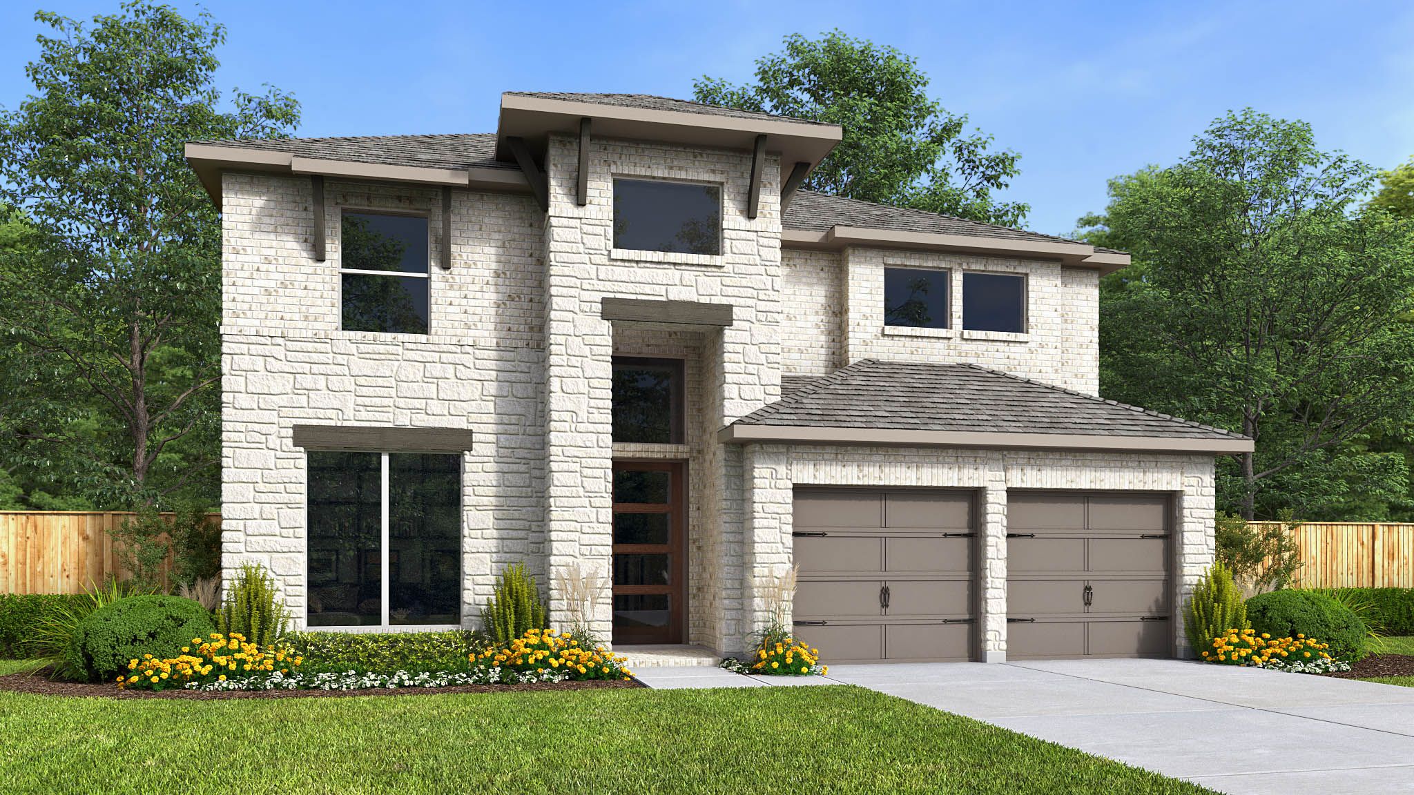 Grange 50' por Perry Homes en Houston Texas