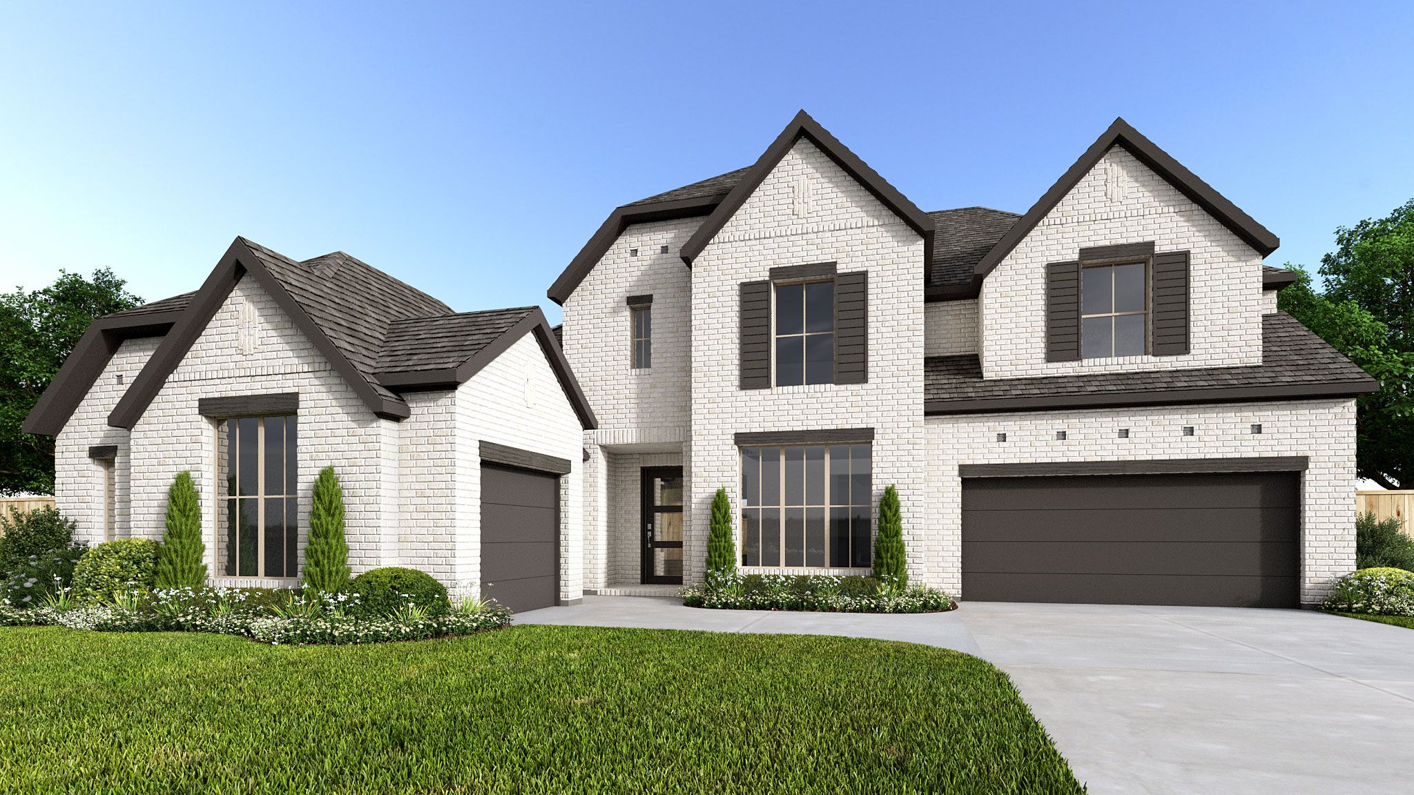 4036W - Megan's Landing 1/2 Acre: Castroville, Texas - Perry Homes