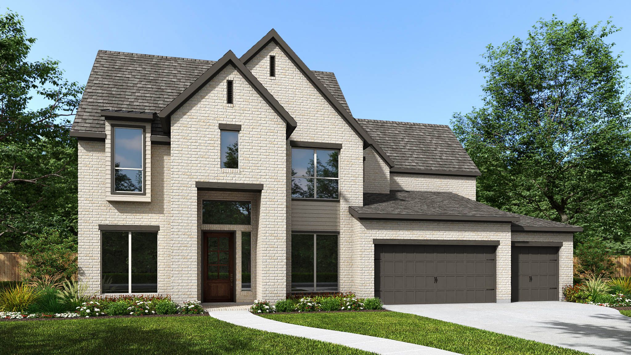 4347W - Parkside On The River West 70'/80': Georgetown, Texas - Perry Homes