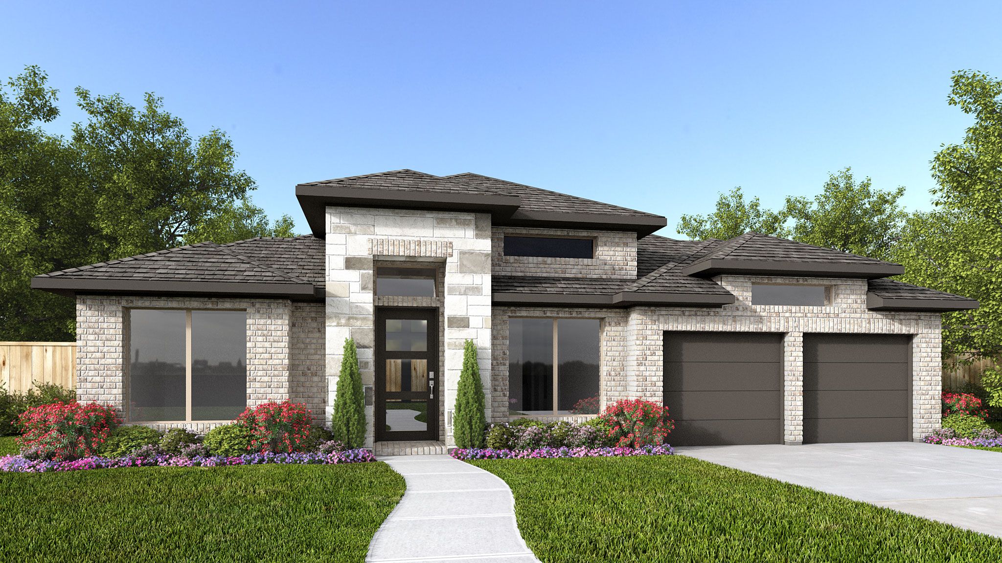 casa en Nolina 60' por Perry Homes