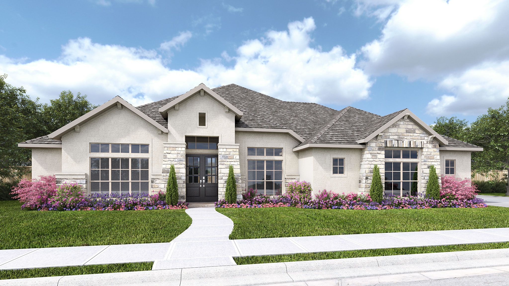 3906A - Megan's Landing 1/2 Acre: Castroville, Texas - Perry Homes
