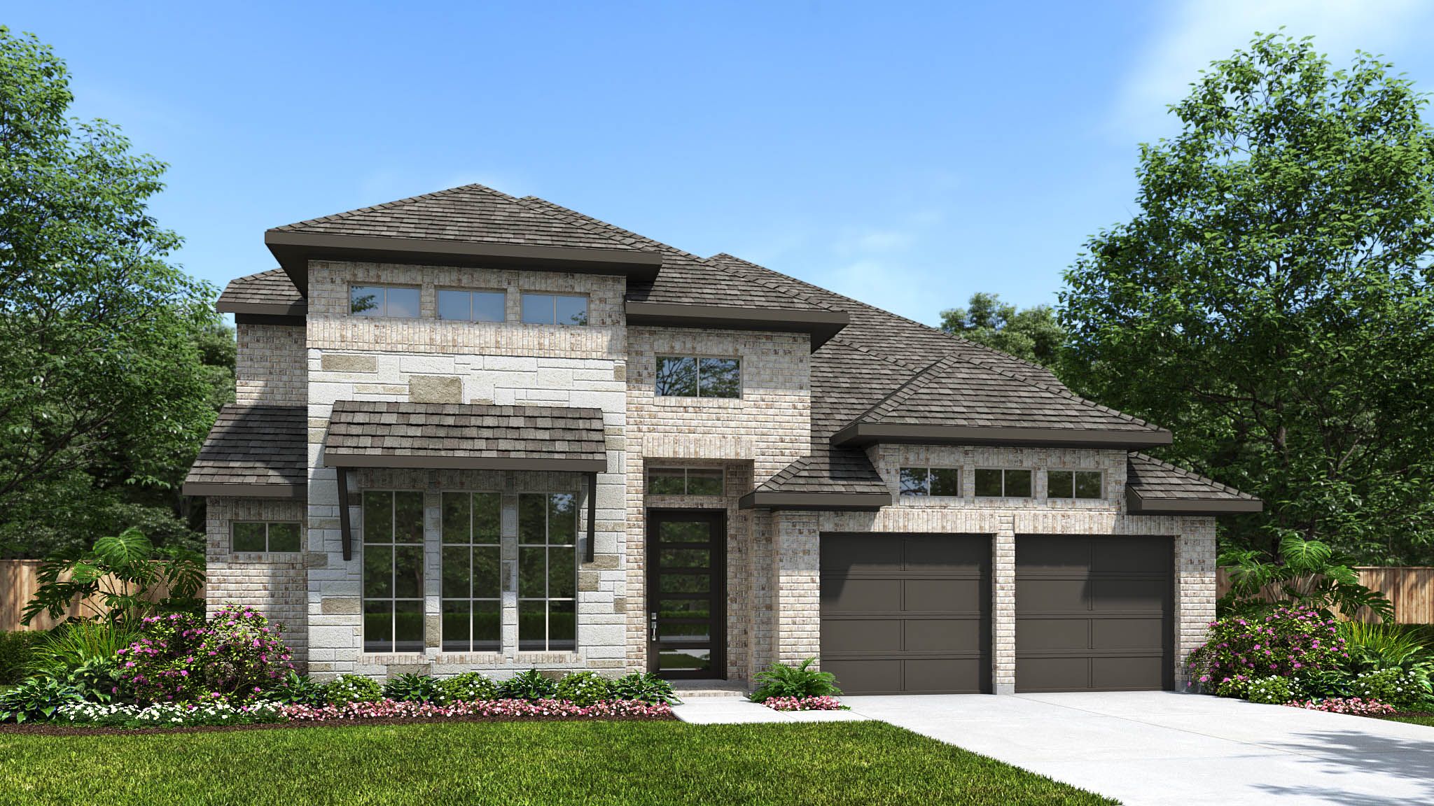 Homestead 65' por Perry Homes en San Antonio Texas
