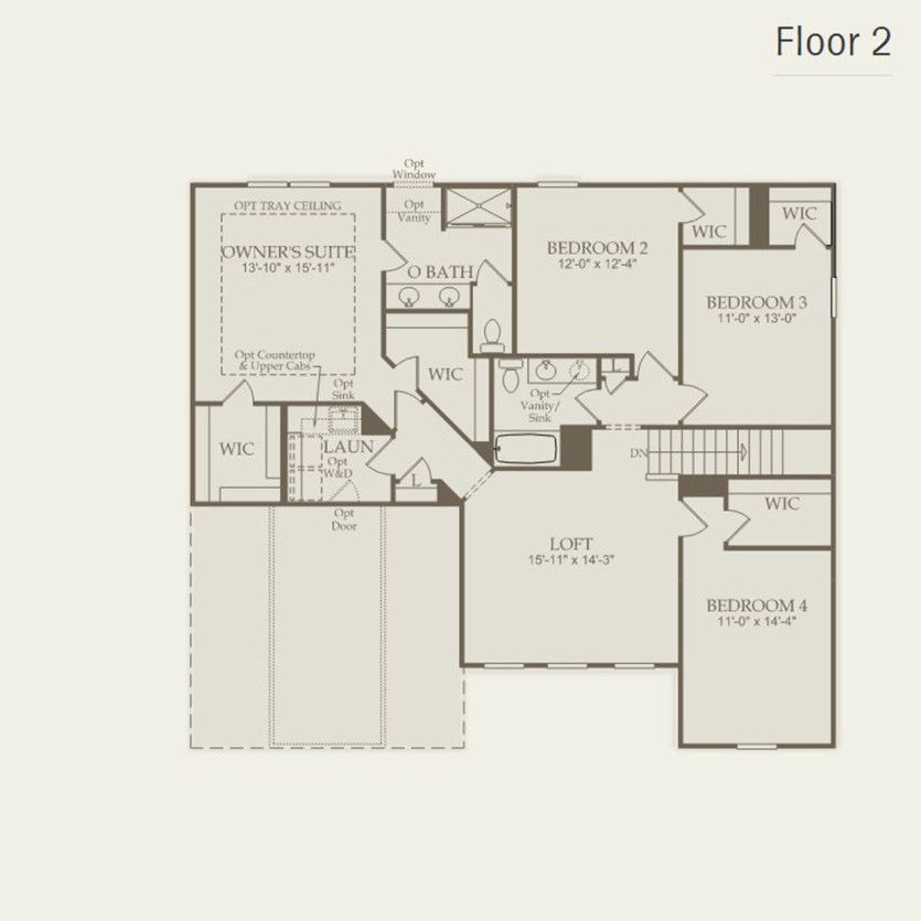 Second Floor 4 br / 2.5 ba