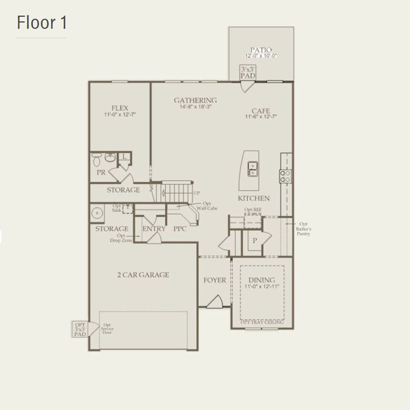 First Floor 4 br / 2.5 ba