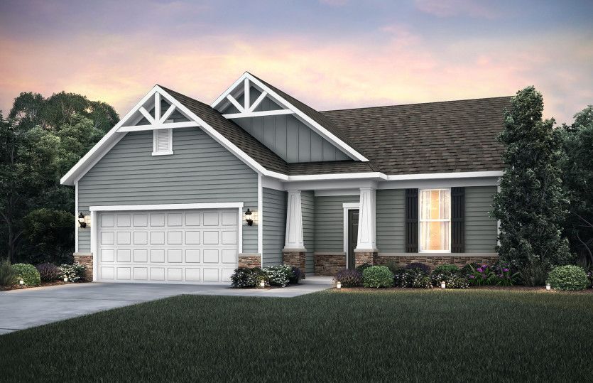Home Exterior NC2G with Stone