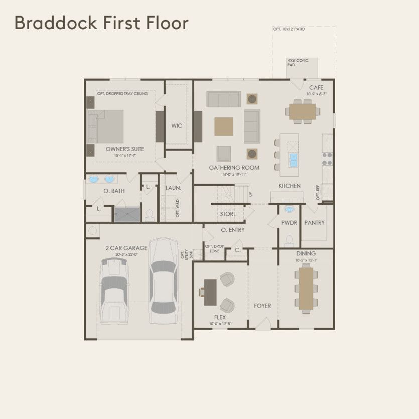 First Floor 4 br / 2.5 ba