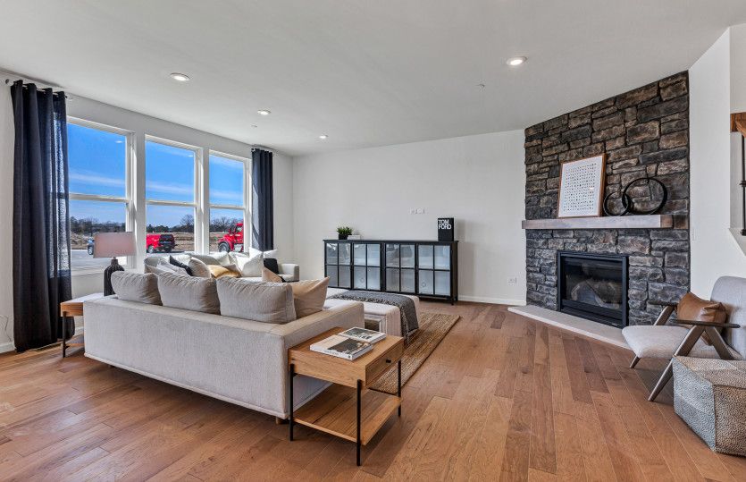 Cozy Gathering Room with Fireplace