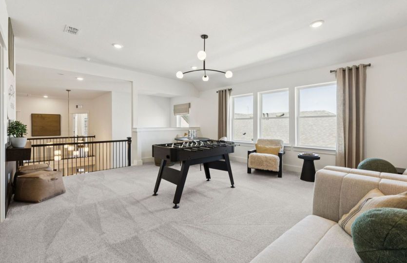 Game room on second floor