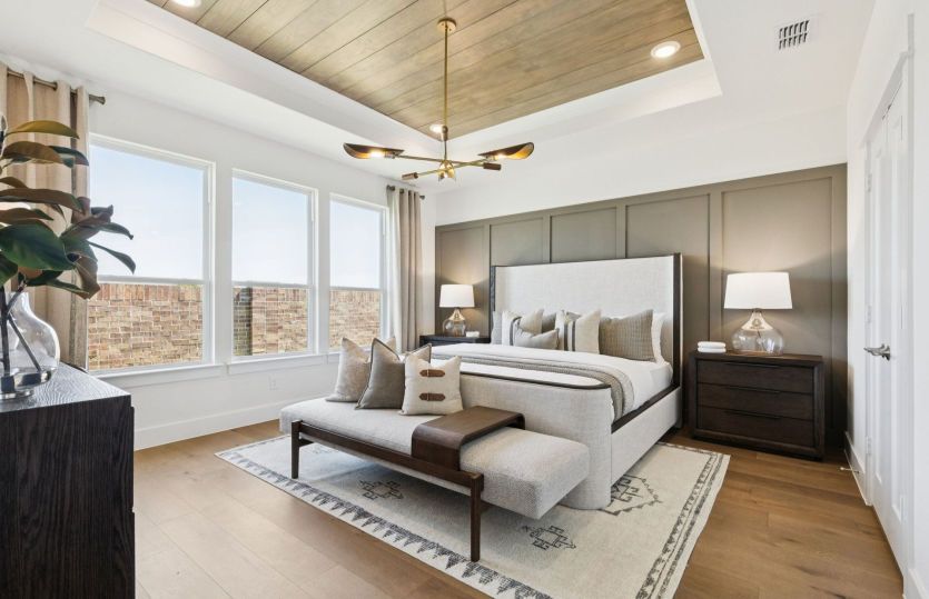 Gorgeous owner's suite with large windows