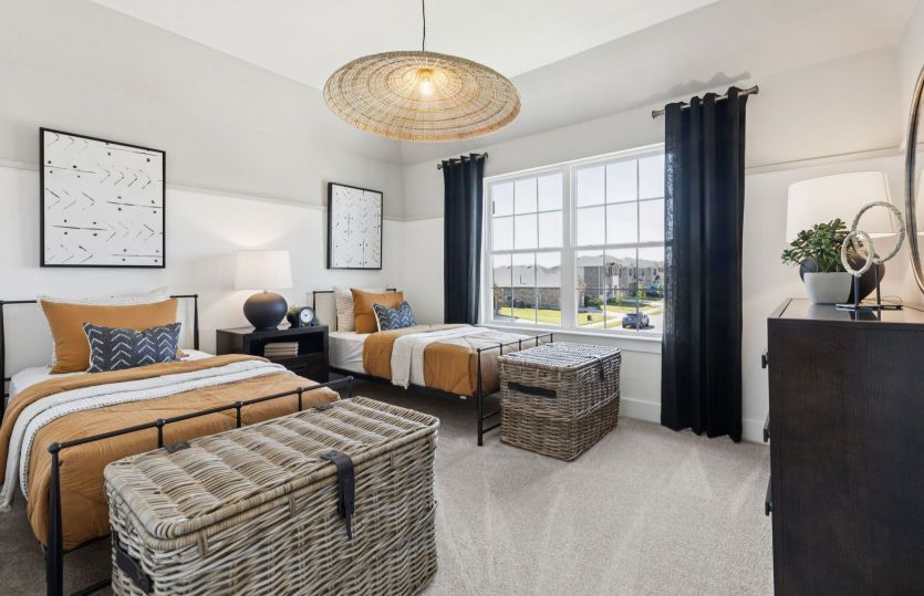 Spacious secondary bedrooms