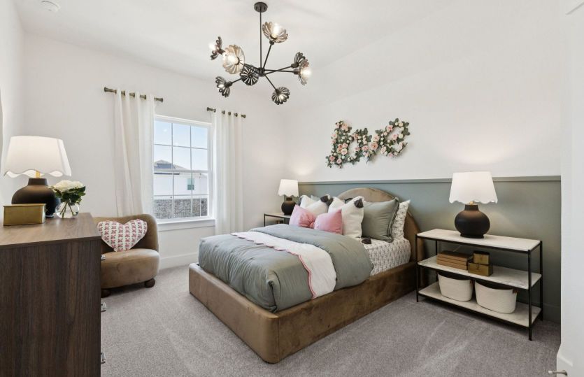 Spacious secondary bedrooms