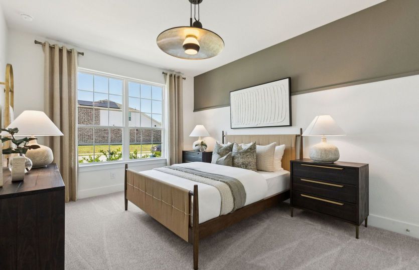 Spacious secondary bedrooms