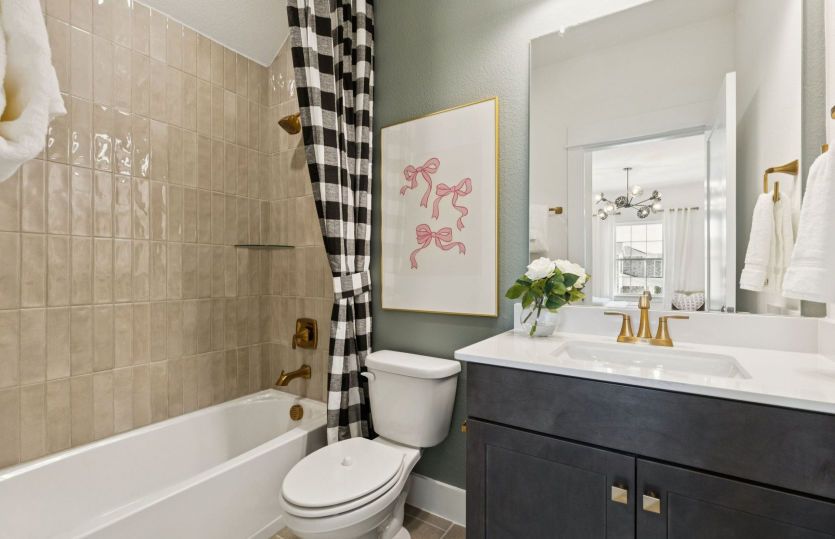 Secondary bathroom