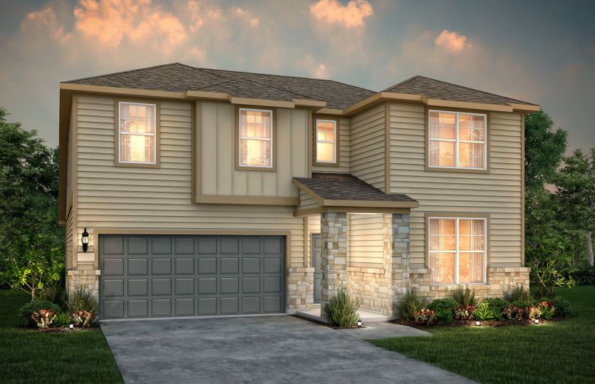 Albany - Saddleback at Santa Rita Ranch: Liberty Hill, Texas - Pulte Homes