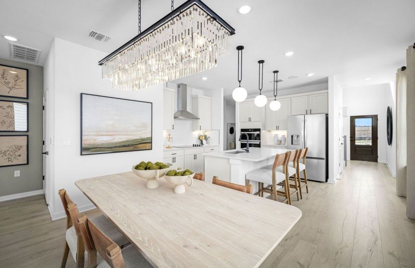 Kitchen Open to Dining Space
