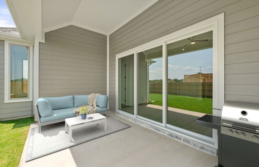 Inviting outdoor patio perfect for relaxing or entertaining guests.