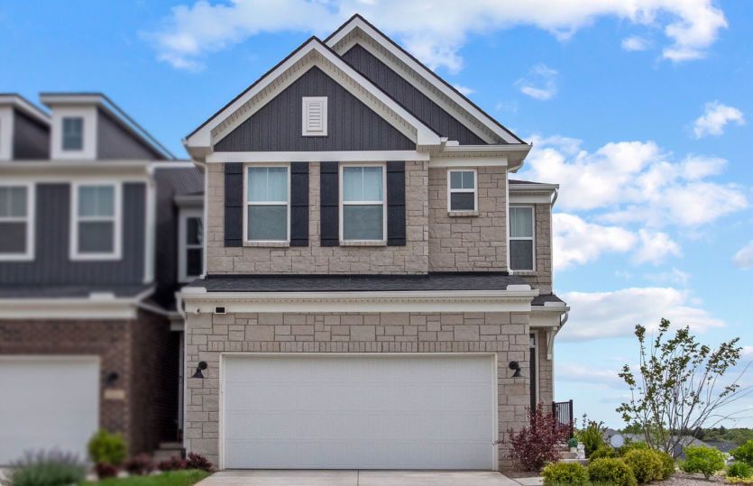 Ashton with Basement - Townes at Lakeview: Milford, Michigan - Pulte Homes