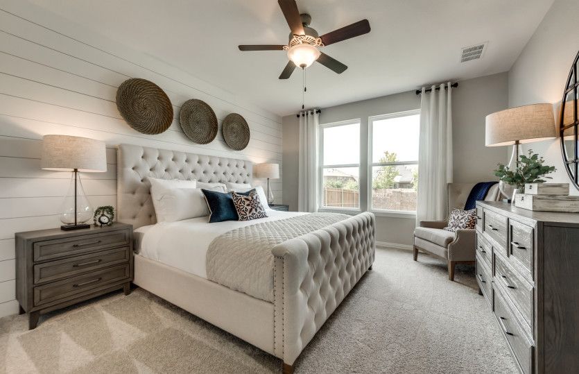 Owner's suite with private bath and walk-in closet