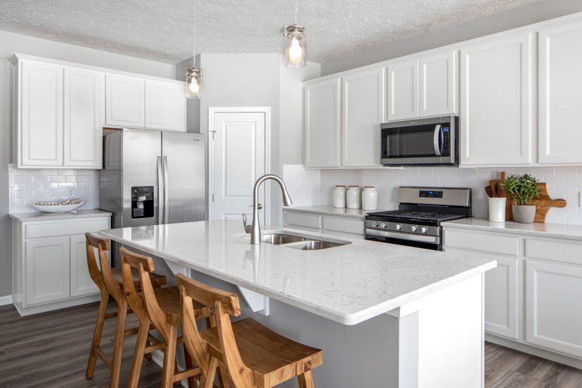 Kitchen with Large Island for Additional Seating