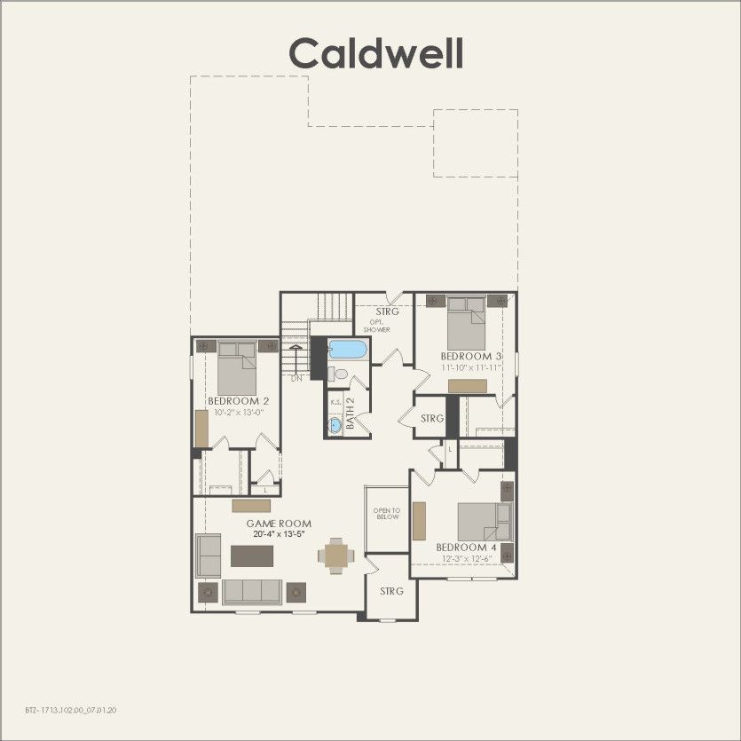 Second Floor 4 br / 2.5 ba