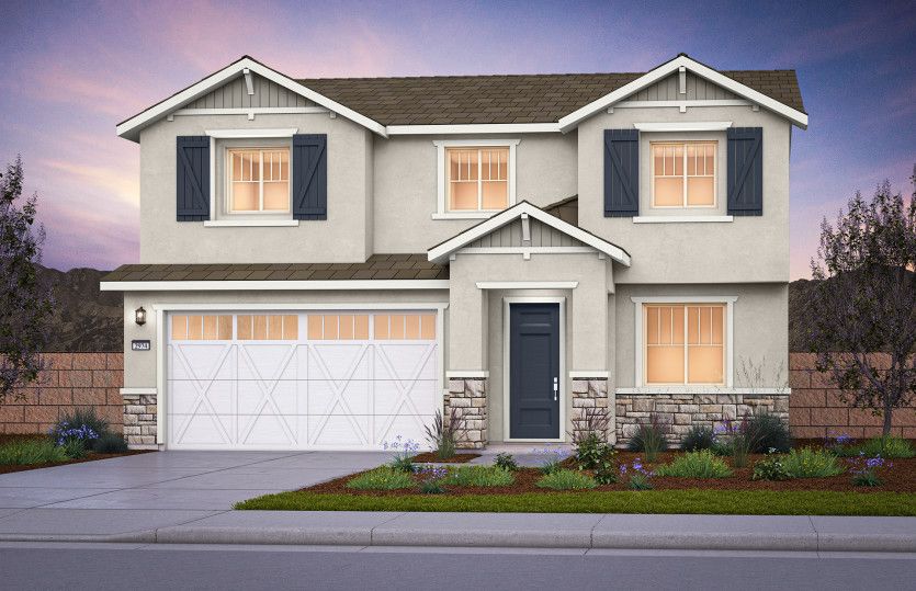 Plan 2 Cottage Elevation (D)