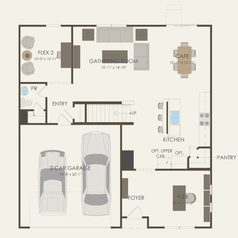 First Floor 4 br / 2.5 ba