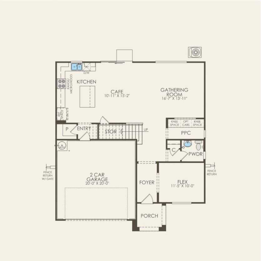 First Floor 5 br / 2 ba
