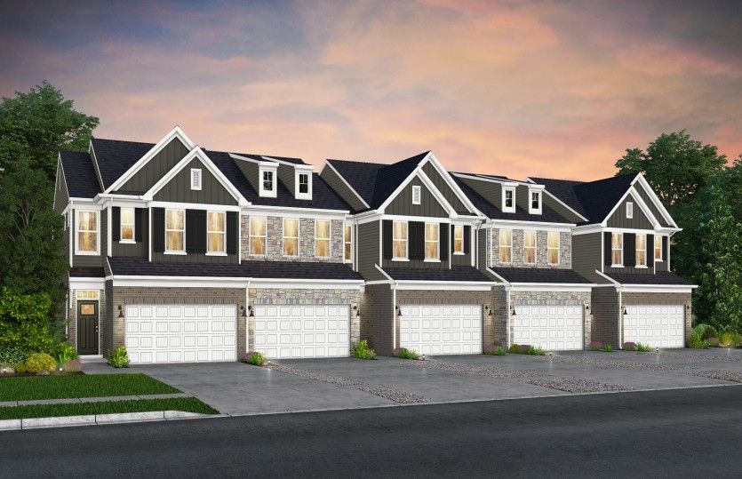 Ashton - Townes at Lakeview: Milford, Michigan - Pulte Homes
