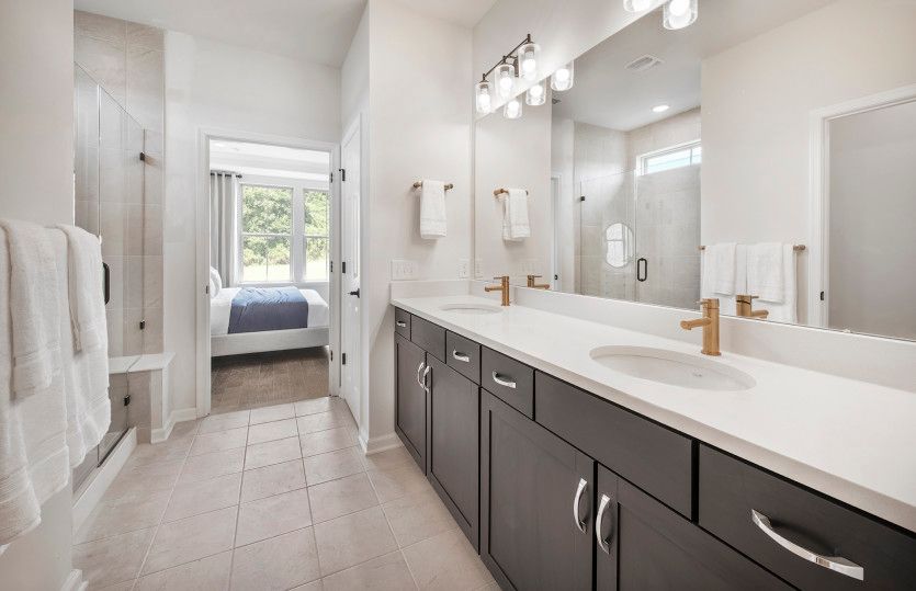 Included Double Vanity in Owner's Bath