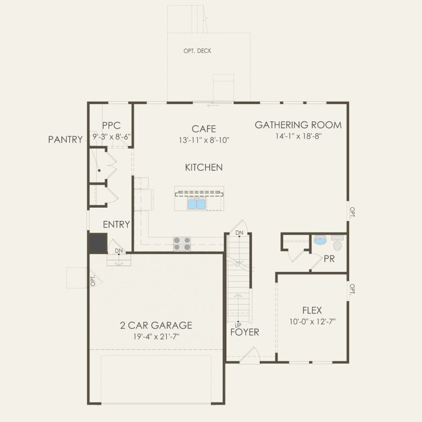 First Floor 3 br / 2.5 ba