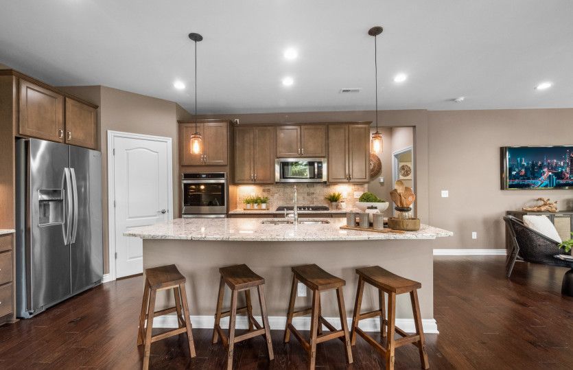 Spacious Kitchen Island