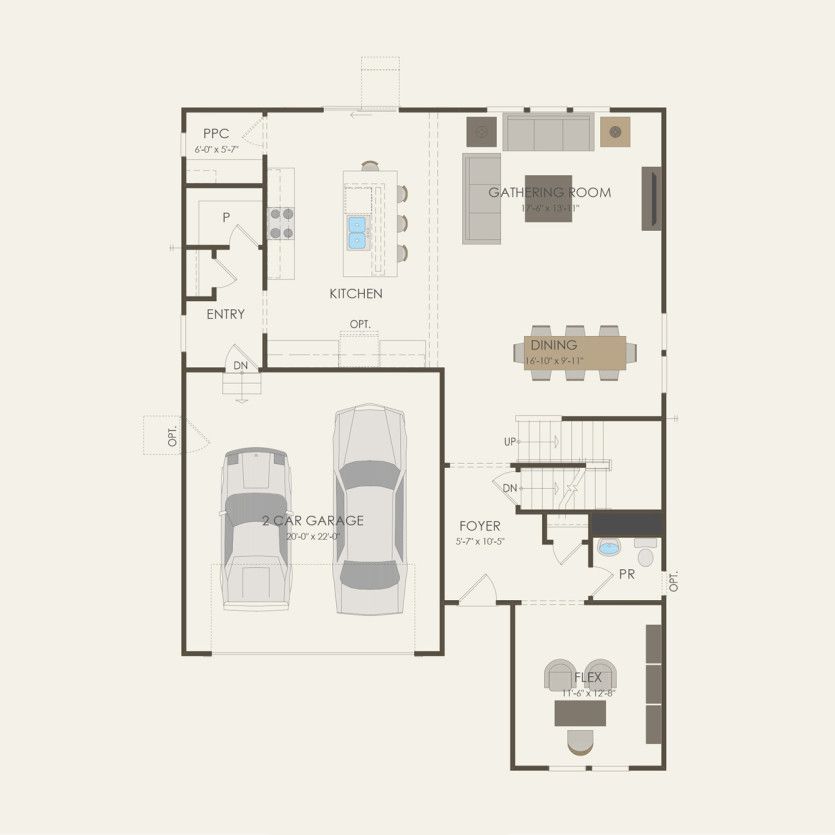 First Floor 3 br / 2.5 ba